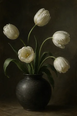 White Tulips