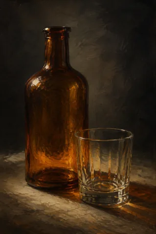 Amber Bottle